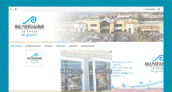 Desktop Screenshot of mallpuertadelmar.cl